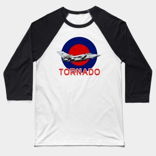 RAF Tornado  aircraft in RAF Roundel Baseball T-Shirt